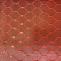 colored hexagon carbon aramid jacquard fabric